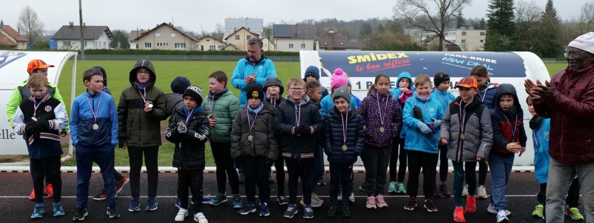 Kid Cross de Delle : la pluie n’a pas freiné leur énergie !
